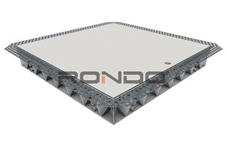 rondo mdf door 300 x 300mm set bead access panel